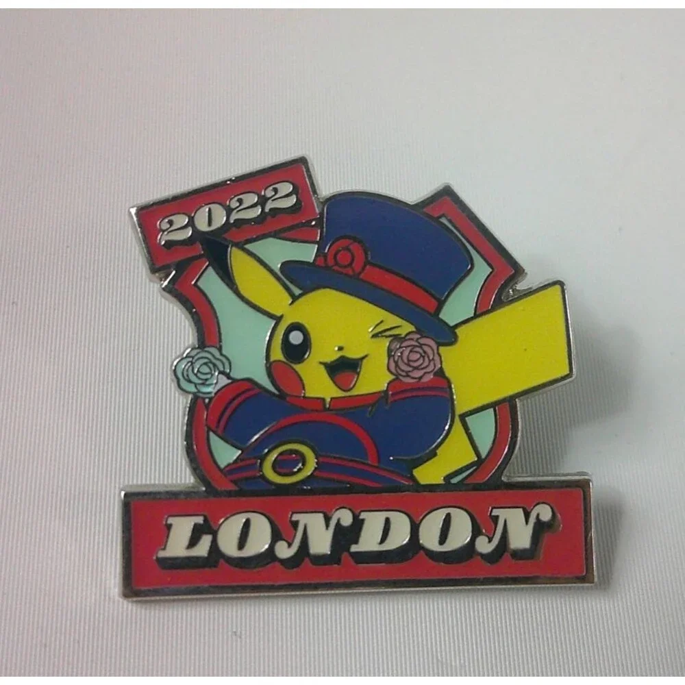 Pokemon London Pikachu 2022 Enamel Pin Official Nintendo Collectible Brooch